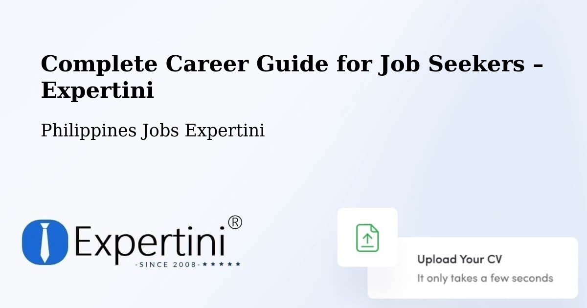 Career Guide for Job Seekers – Gocoton - Gocoton, Philippines Jobs Expertini