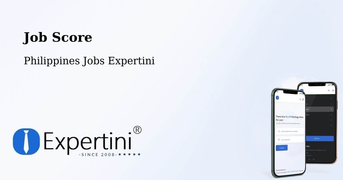 Job Score & Job Description Score Tool – Gocoton - Philippines Jobs Expertini