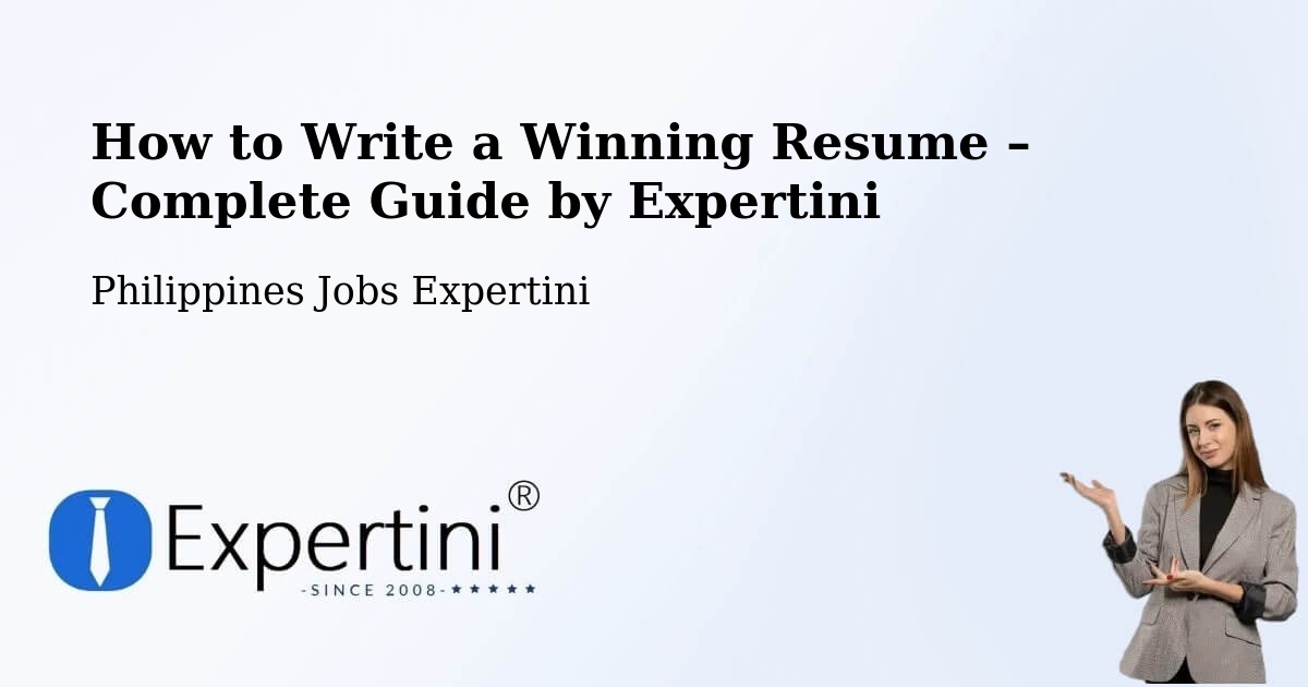Resume Writing Guide for Job Seekers – Gocoton - Gocoton, Philippines Jobs Expertini
